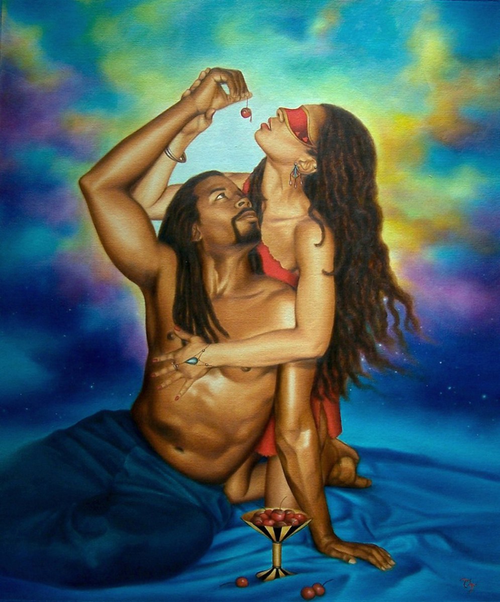 Chocolate Cherries ~ Original oil 20x24 framed: $2500 ~ 11x14 prints $30