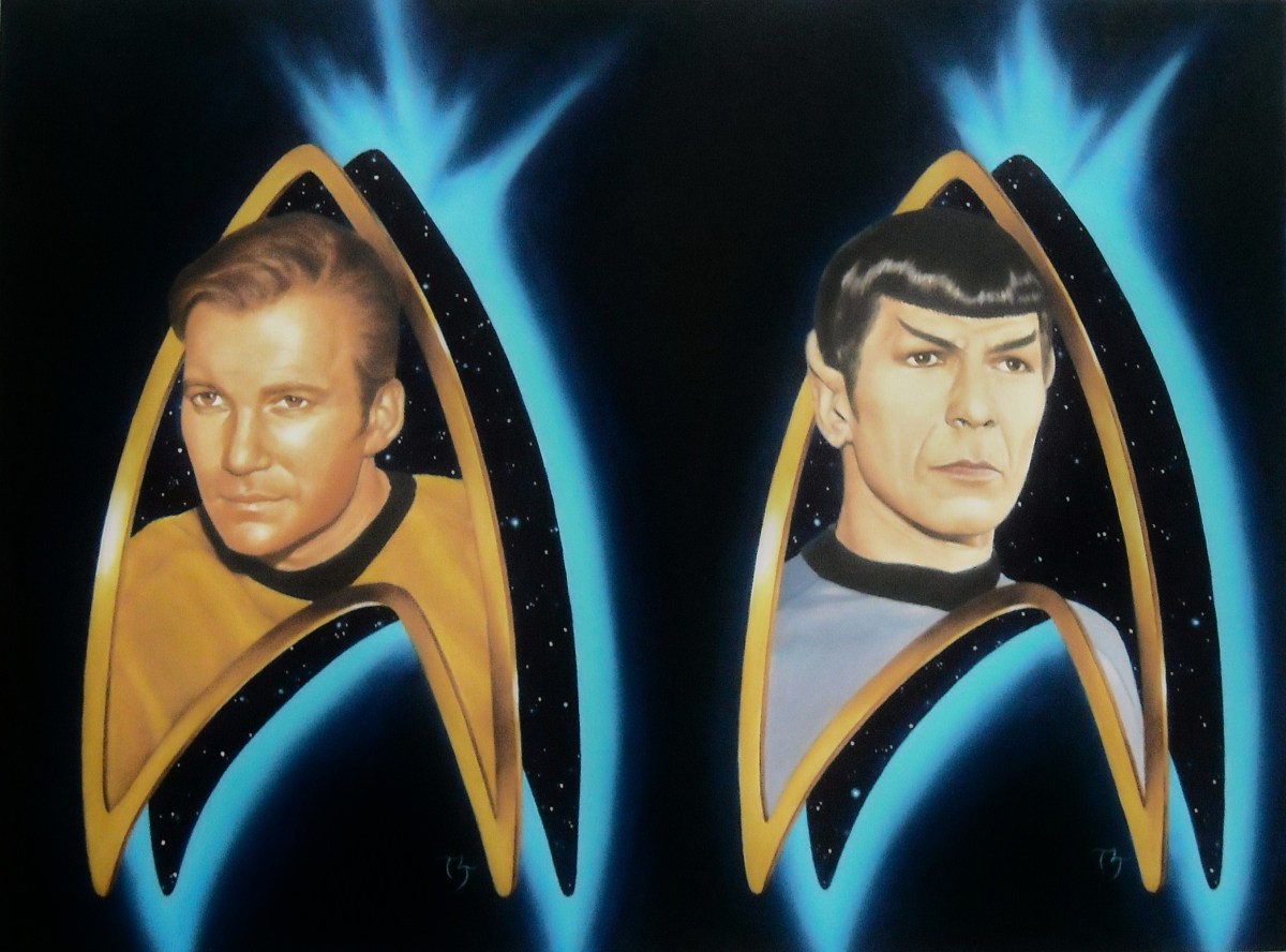 William Shatner and Leonard Nimoy ~ Sold!