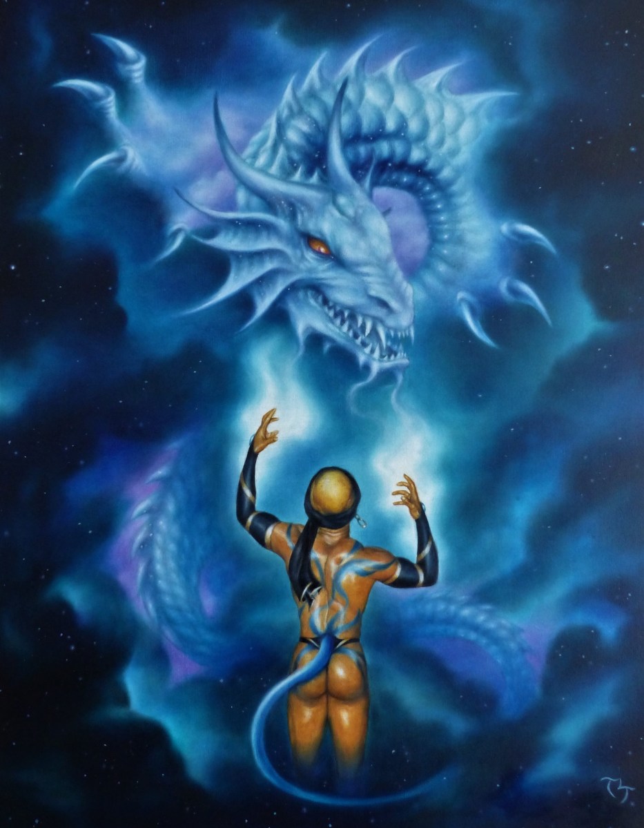 Invocation ~ Original oil 16x20 unframed: $1000