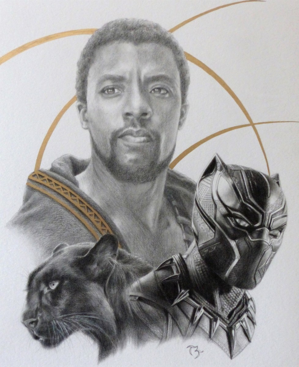 Chadwick Boseman/T'Challa Black Panther ~ Sold! ~ 11x14 prints $30