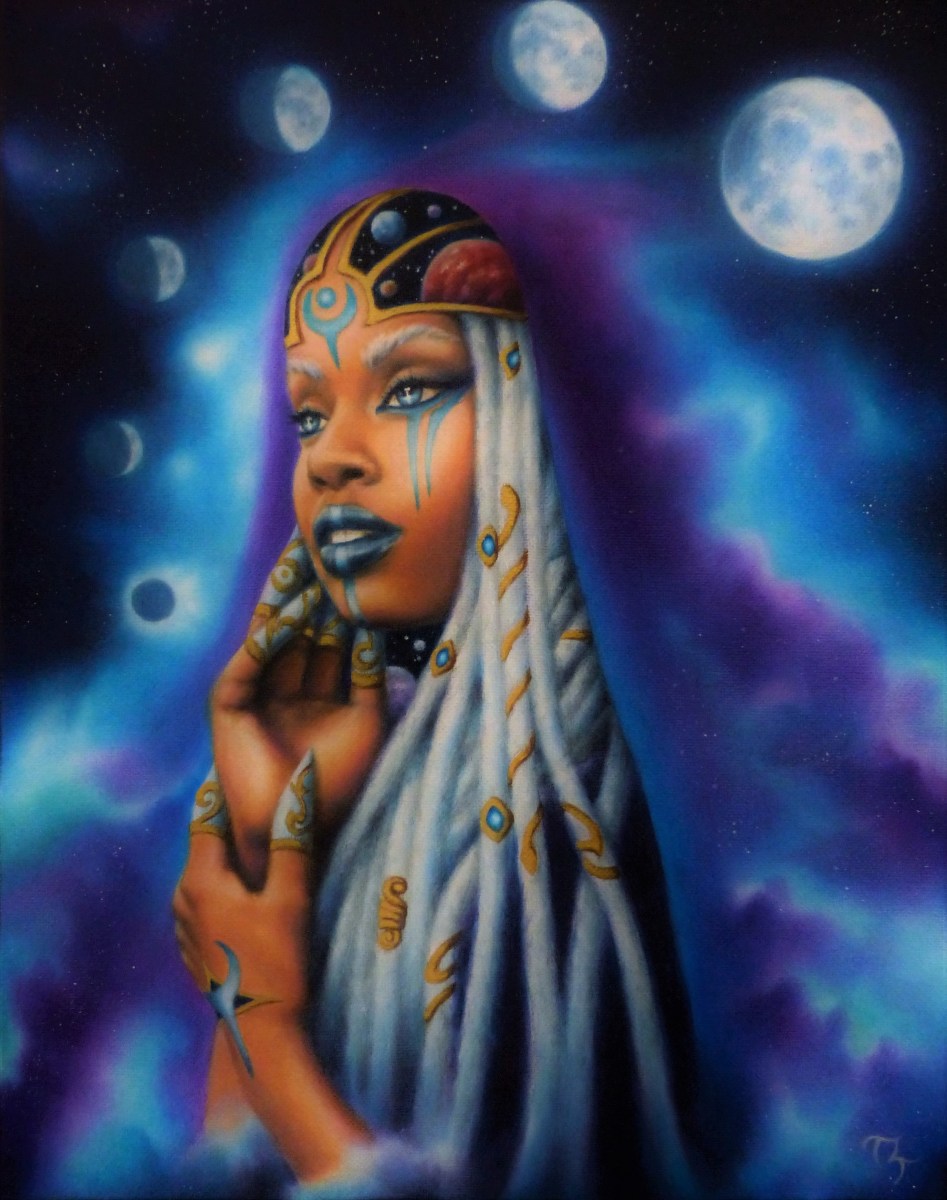 The Mystic ~ Original oil 11x14 framed: $800 ~ 11x14 prints $30