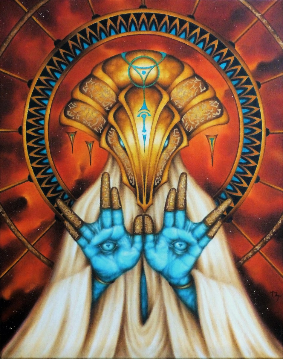 The Seer ~ Original oil 16x20 *Sold! ~ 11x14 prints $30