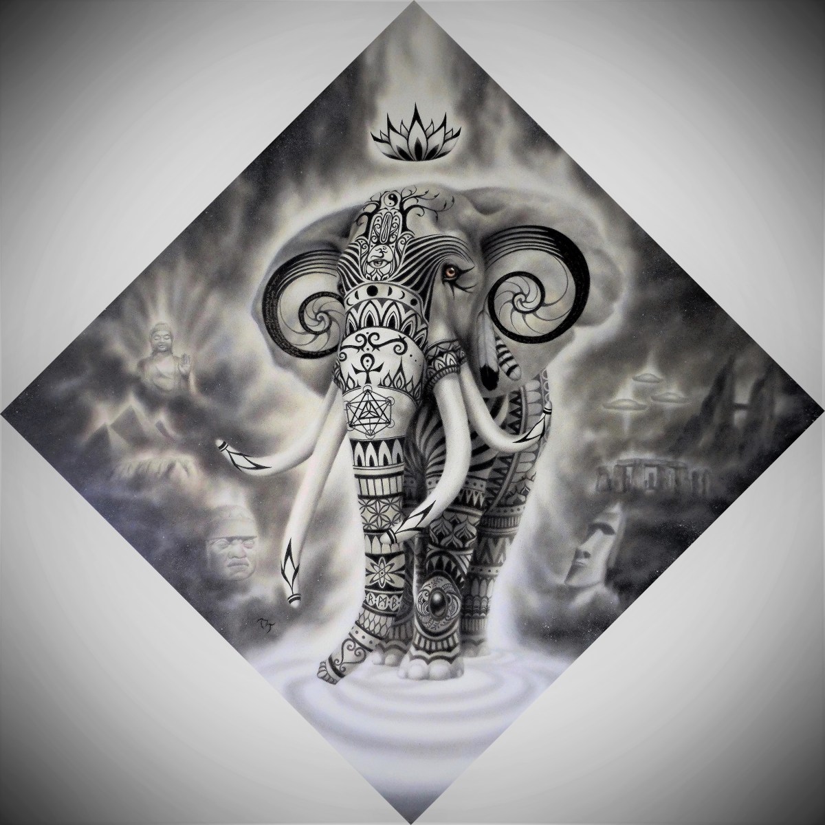 I Bring You Wisdom Of The Ages - $3750 ~ 11x11 prints $25