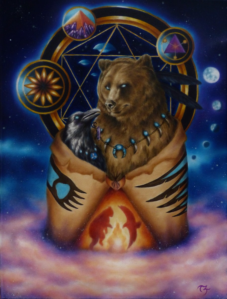 Raven Bear ~ Divine Union - Sold!
