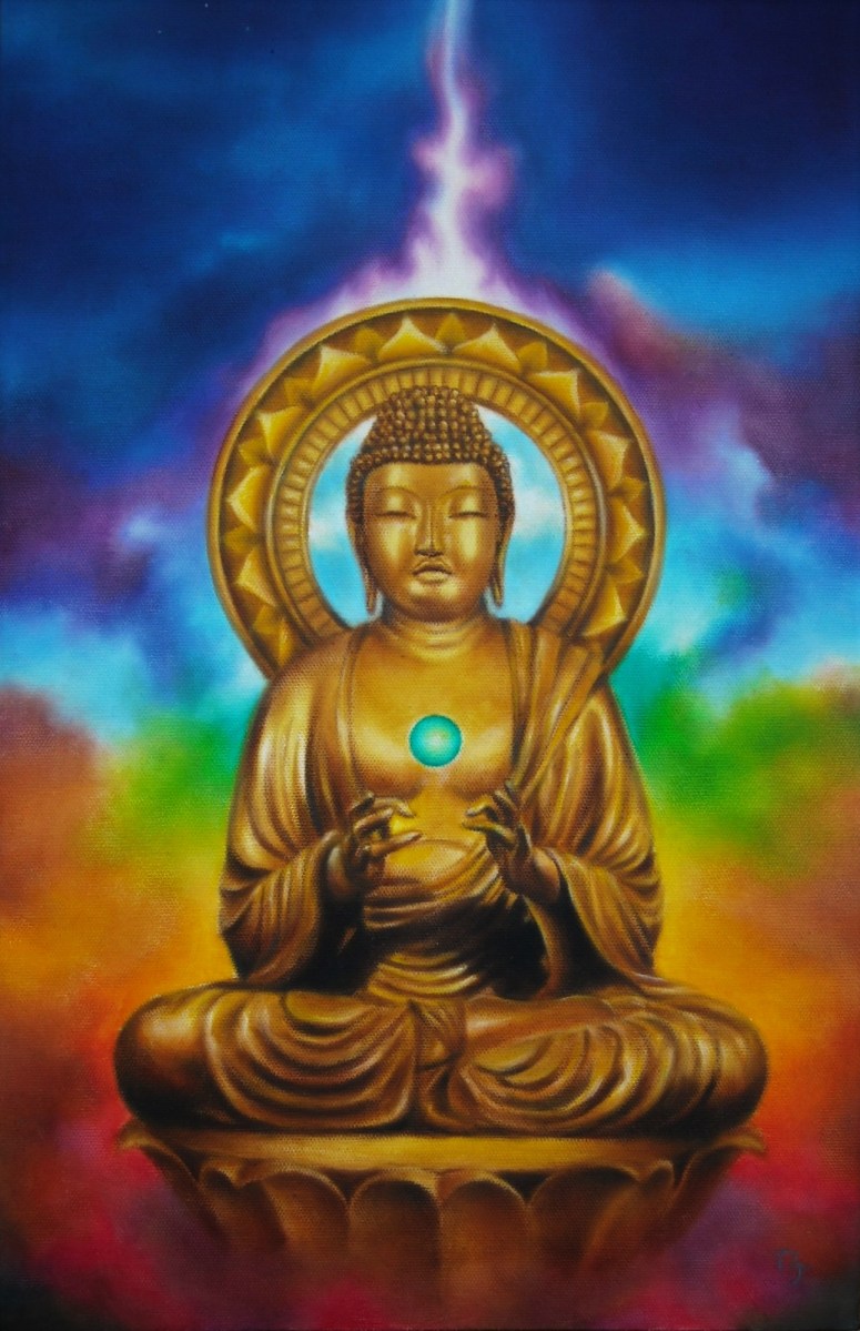 Cosmic Buddha ~ Sold! ~ 11x14 prints $25