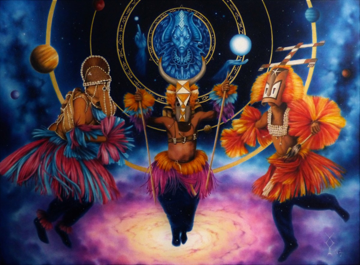 Dama Dance ~ 30x40 Original oil $4000 gallery wrap ~ 11x14 prints $30