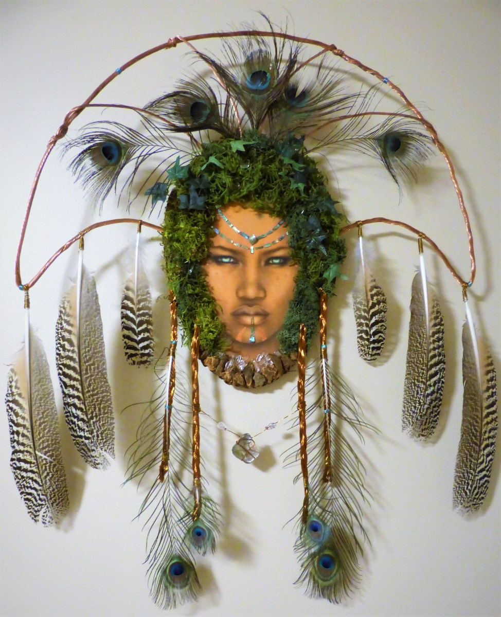 Dryad Queen ~ Mixed Media 28x33 SOLD!