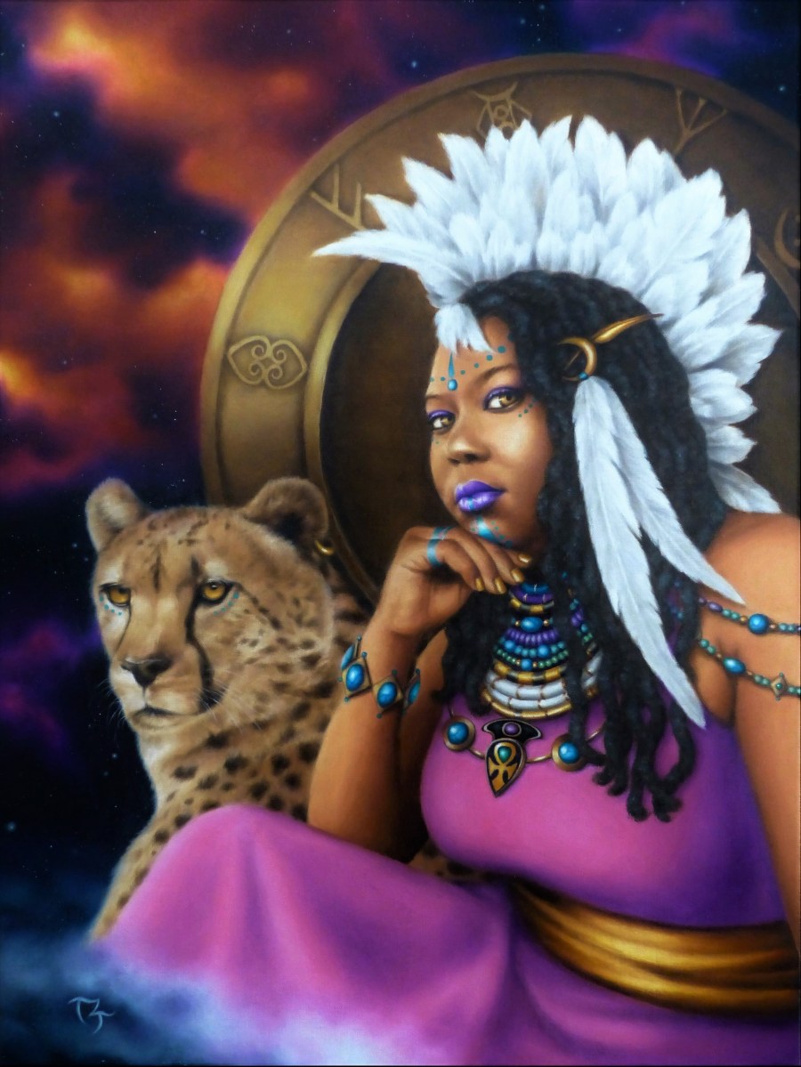 Sovereign Queen ~ Original oil Sold! 11x14 prints $25