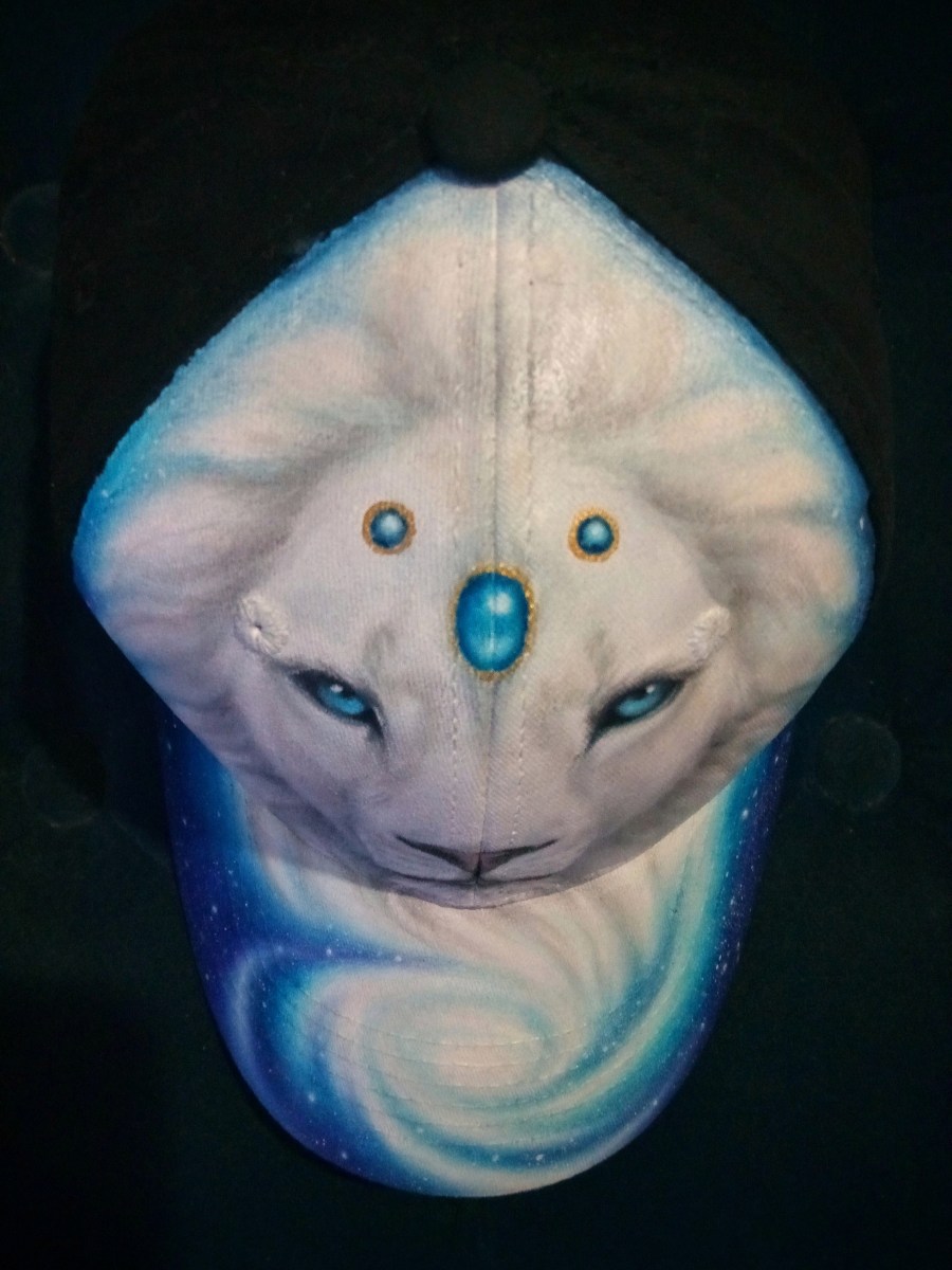 White Lion Hat ~ Sold!