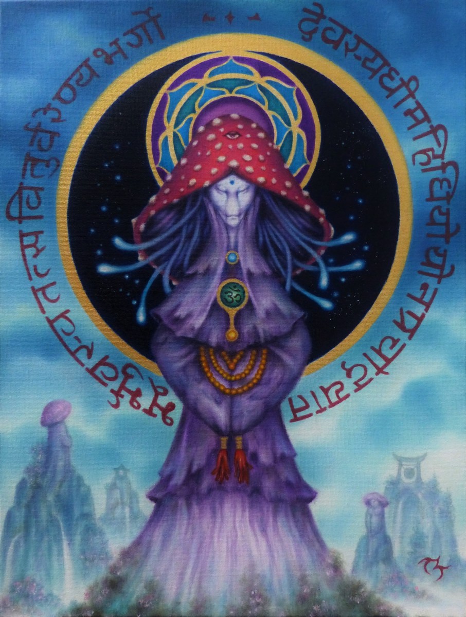 Monkshroom ~ Original oil 12x16 gallery wrap: $700, 11x14 prints $25