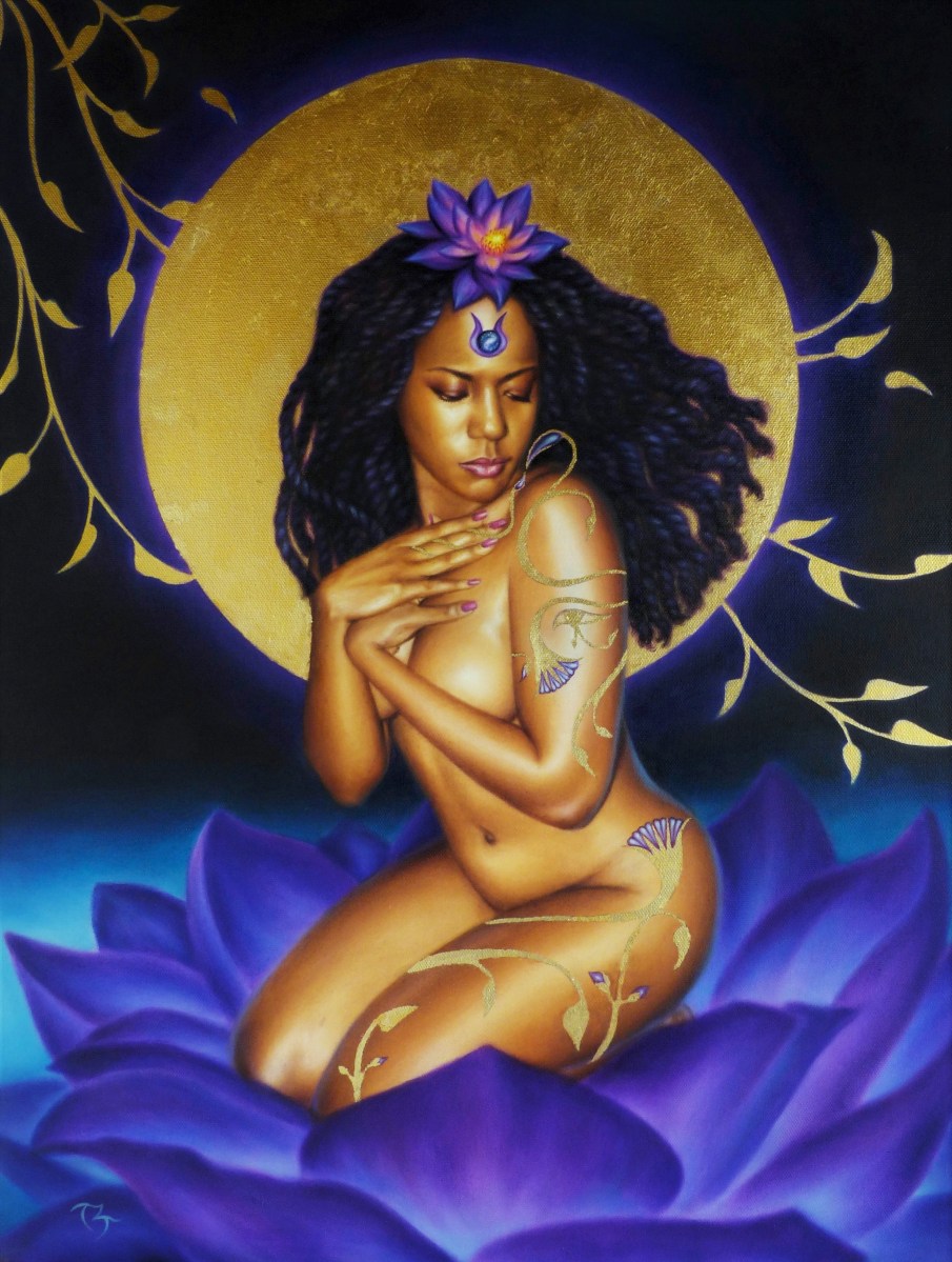 Original oil w/gold leaf framed 18x24 $2800 ~ 11x14 prints $30