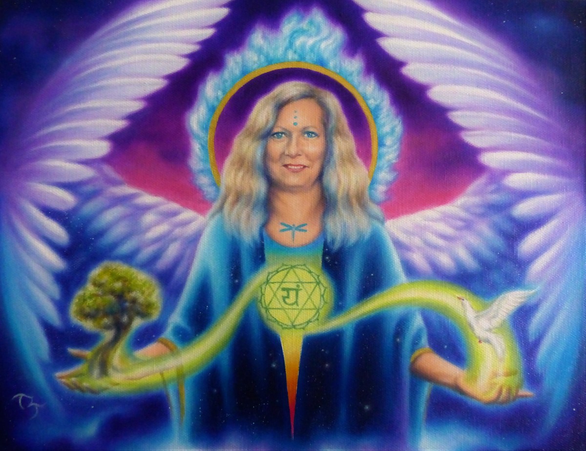 Blue Angel ~ 11x14 Original oil Commissioned Soul Portrait - SOLD!