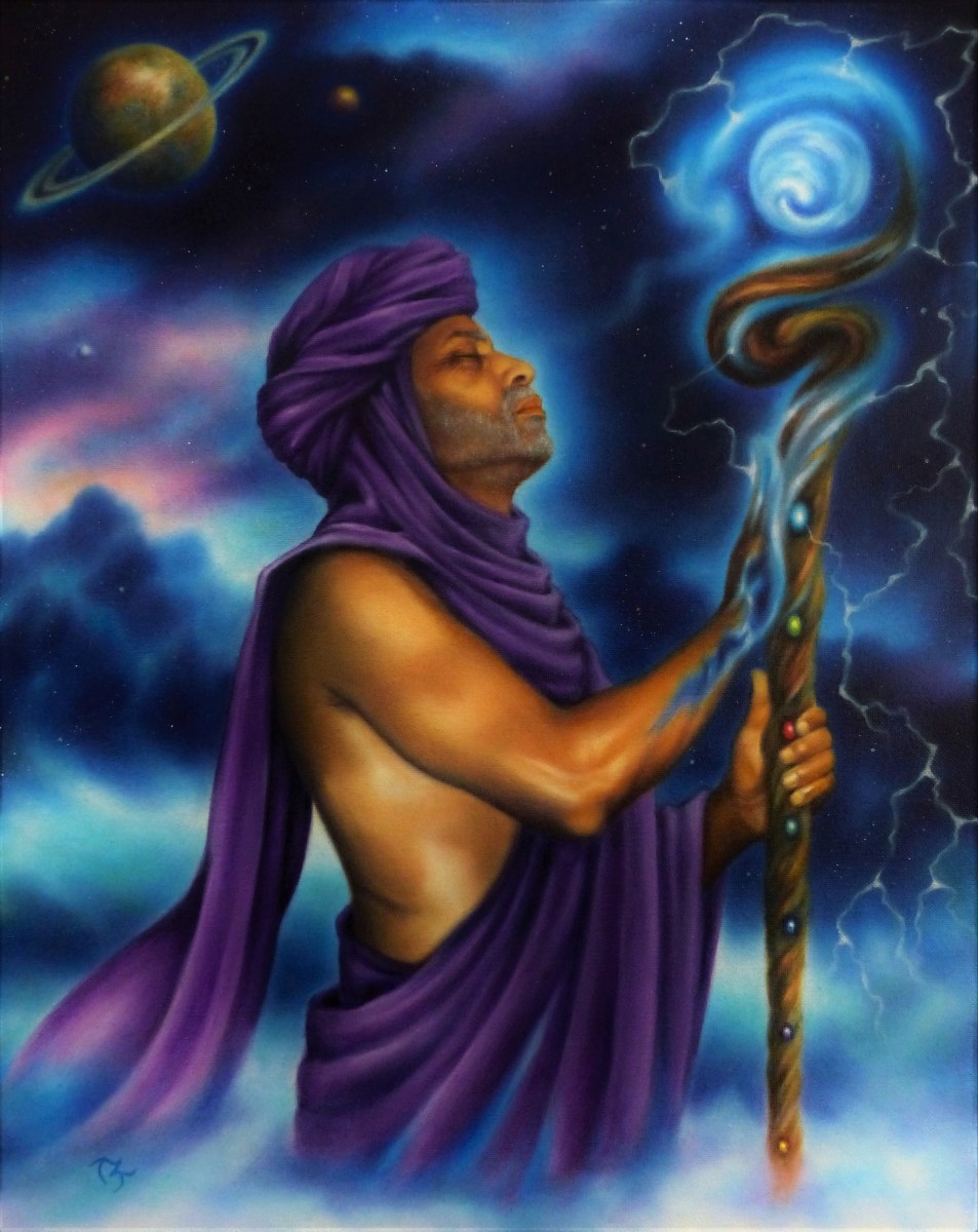 Saladeen Seer ~ Original oil framed $1800 ~ 11x14 prints $30