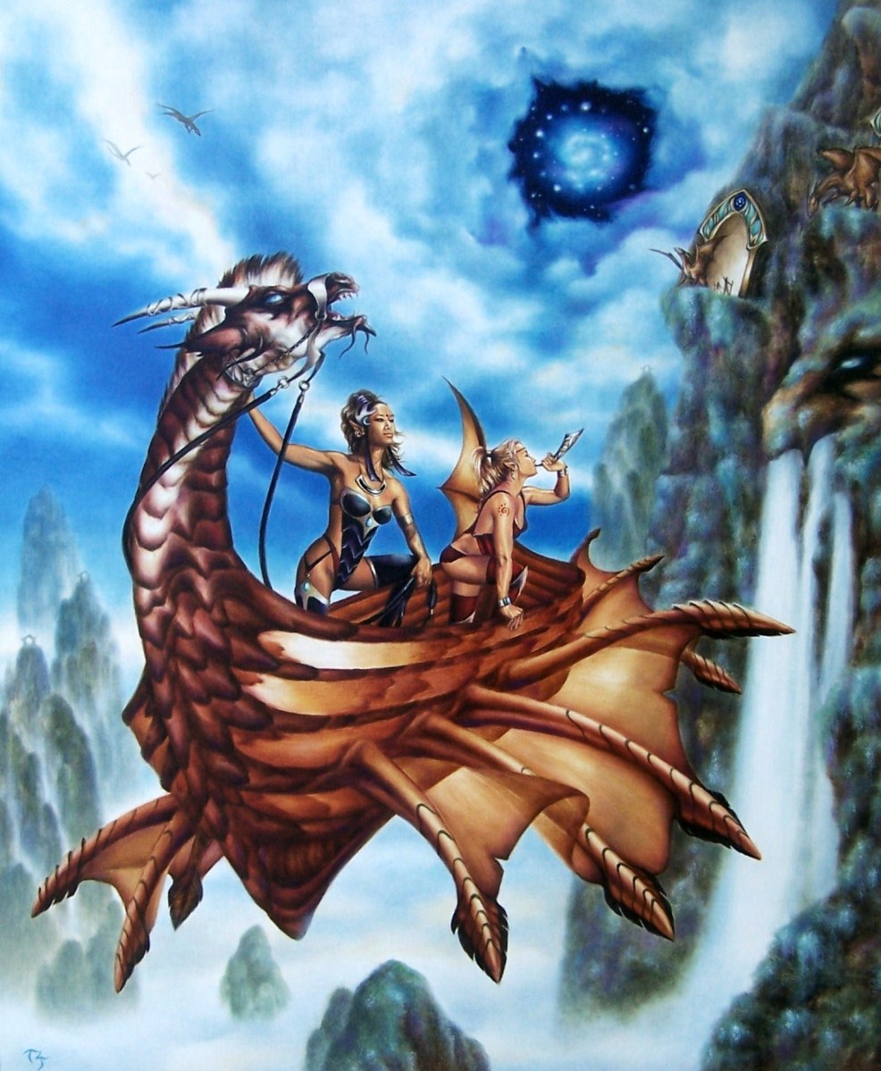 The Arrival 20x24 Original Oil $2500 ~ 11x14 print $30