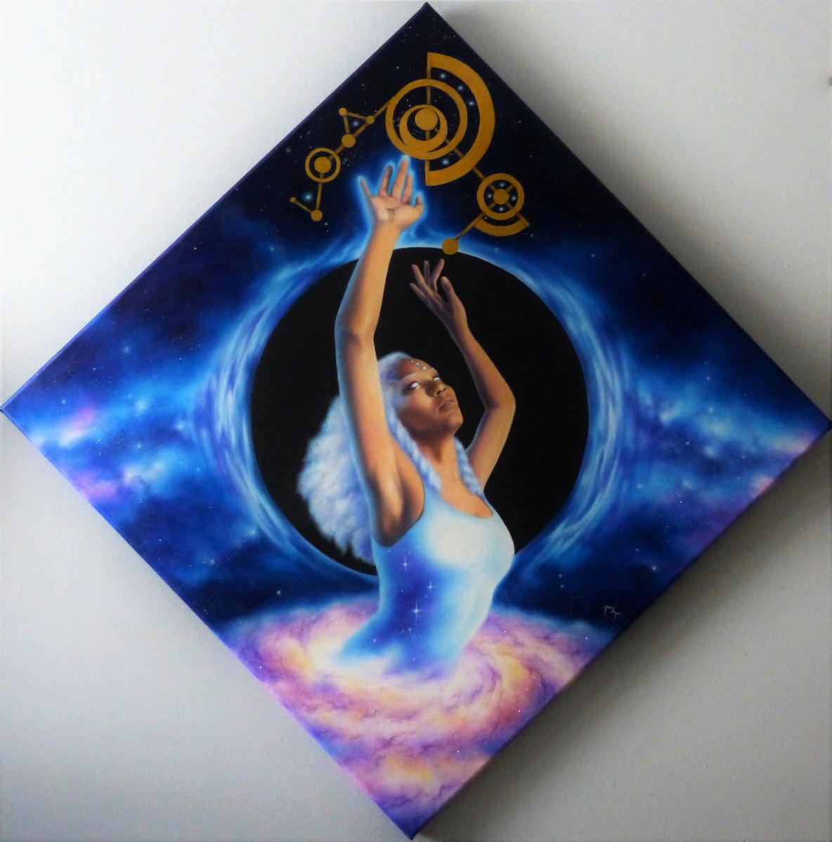 Event Horizon 24x24 oil on Canvas $2500