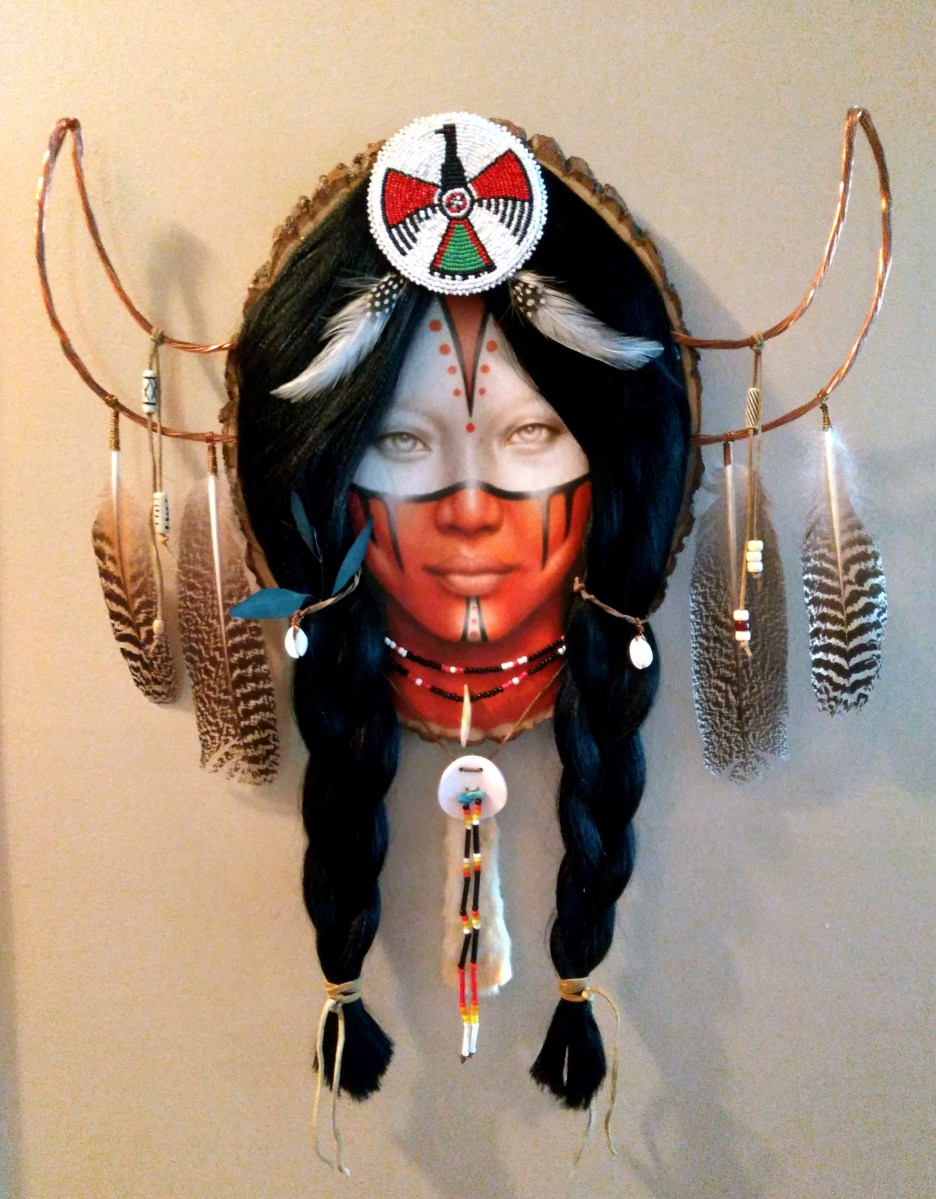 Medicine Woman ~ Mixed Media 20x24 $1800