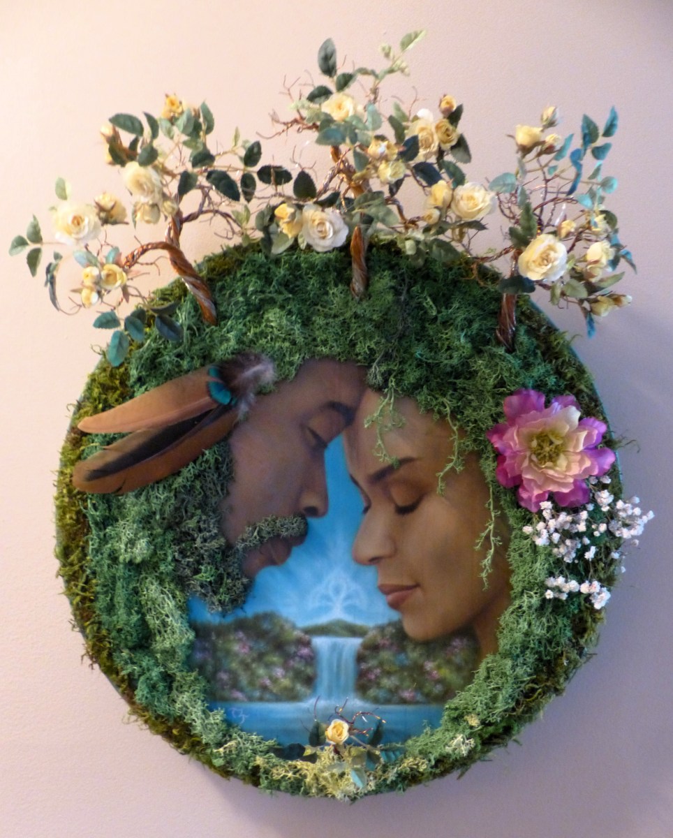 New Birth ~ Mixed Media 17x22 $1800