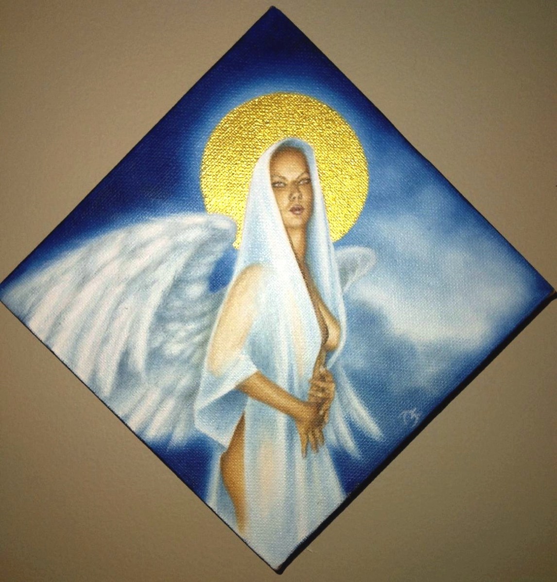 Seraphina ~ Oil 6x6 1.5" Gallery Wrap $400